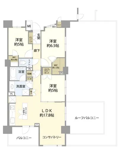 ザ・パークハウス東陽町翠賓閣 4F