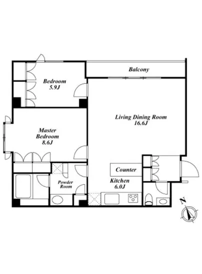 ガーデン東が丘アネックス 2F