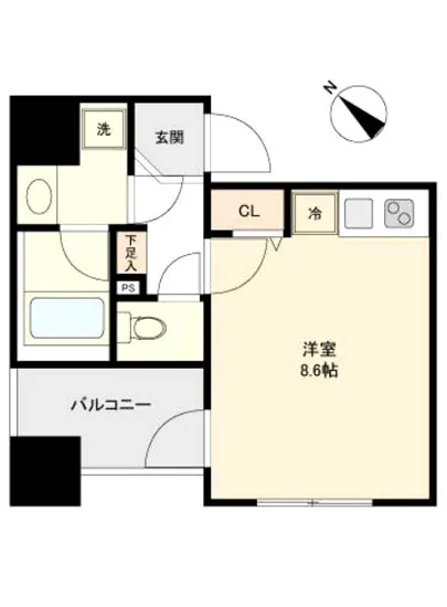 ユニデン八丁堀レジデンス 801