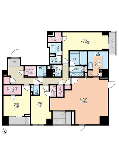 ザ・パークハウスグラン南青山4丁目 5F