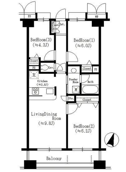 プレジール笹塚 602