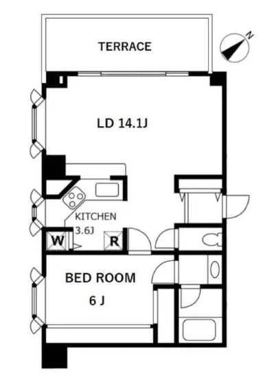 インペリアル南麻布コート 1F