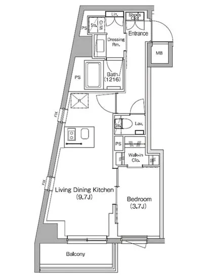 ザ・パークハビオ中野新橋 210