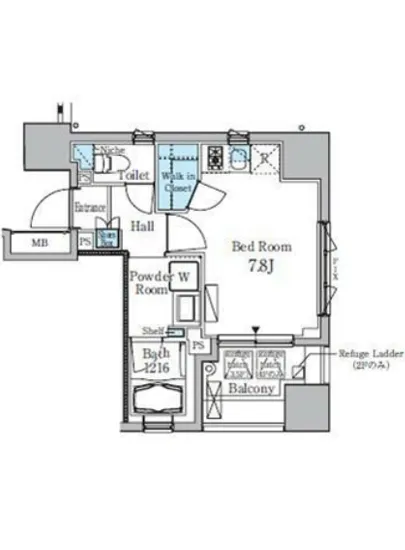 レジディア九段下Ⅱ 205