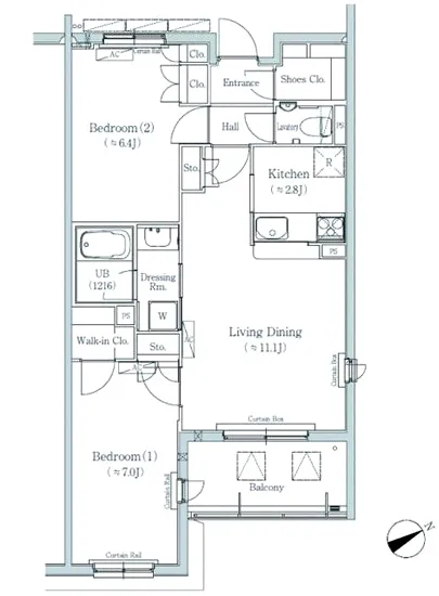 ヒューリックコート元代々木 216