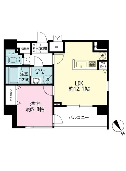 クレイシア品川戸越 1101