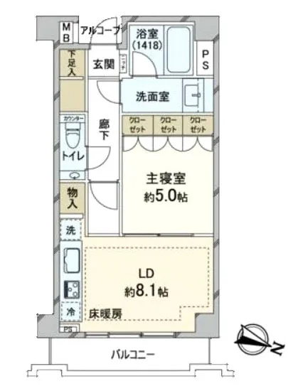 ピアースコード代々木参宮橋 3F