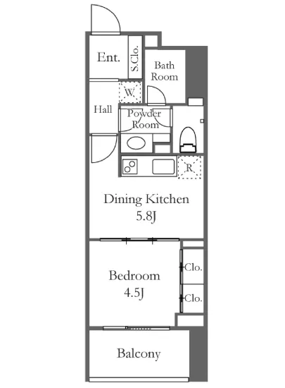 フォレシティ富ヶ谷 602