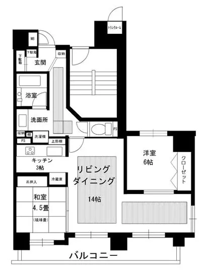 ダイアパレスグランデージ日本橋 204