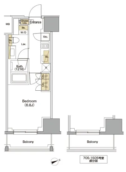 ザ・パークハビオ南大井 805