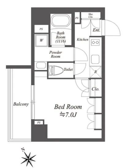 ブライズ白金台 801