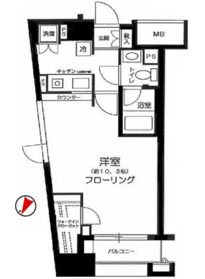 パレステュディオ神楽坂シティタワー 7F