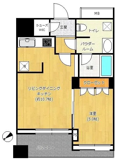 プラウドタワー二子玉川 4F