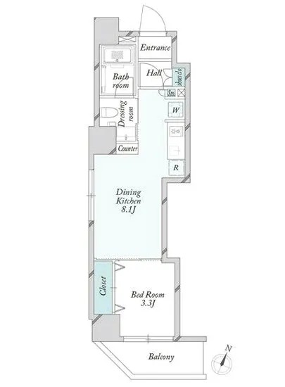 グランカーサ門前仲町 1002