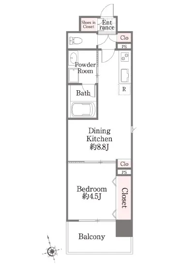モモンレジデンス六本木 603