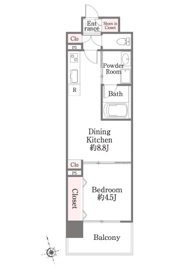 モモンレジデンス六本木 502