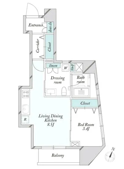 グランカーサ門前仲町 1101