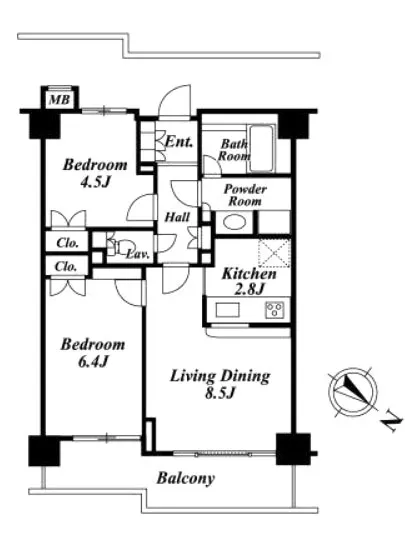 クレアホームズ神宮前 2F