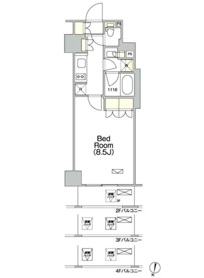 ジオエント西日暮里 303