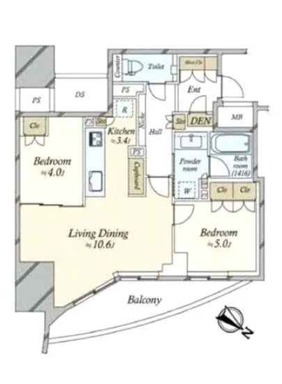 プレミスト東銀座築地アークコート 2F