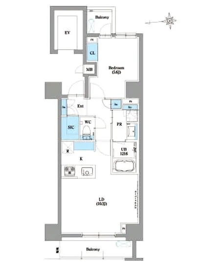 ミリア・レジデンス浅草橋 1201