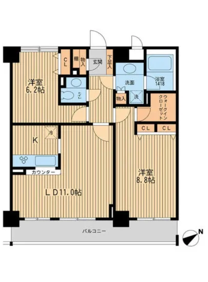 ラポール三田 702