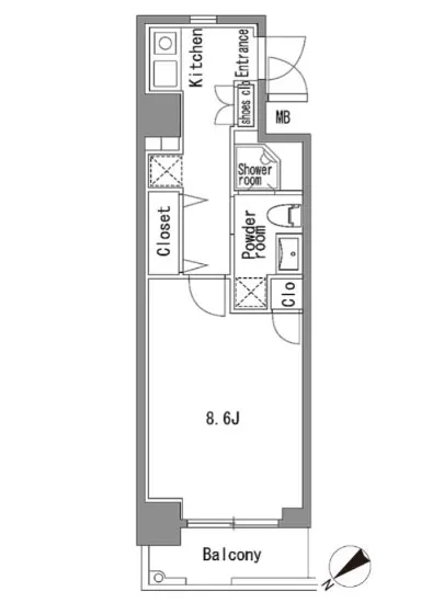 カスタリア中目黒 201