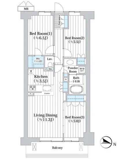 アビティグランデ砧 C-208