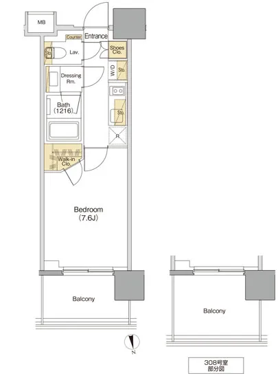 ザ・パークハビオ本郷菊坂 308
