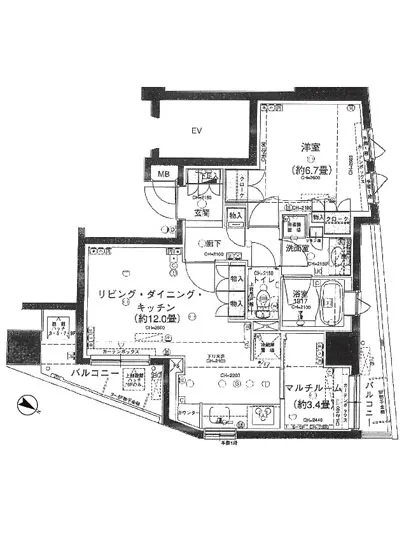 パークホームズ目黒アーバンレジデンス 5F