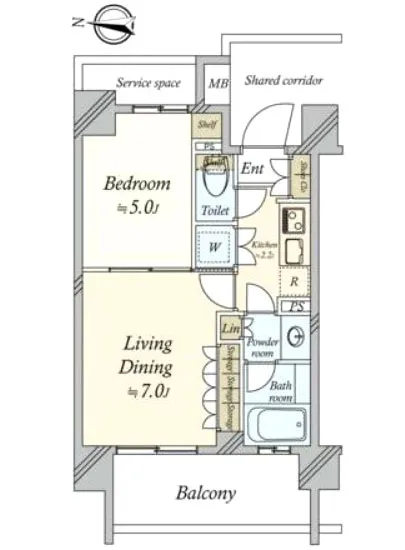 パークホームズ四谷三丁目アーバンレジデンス 5F