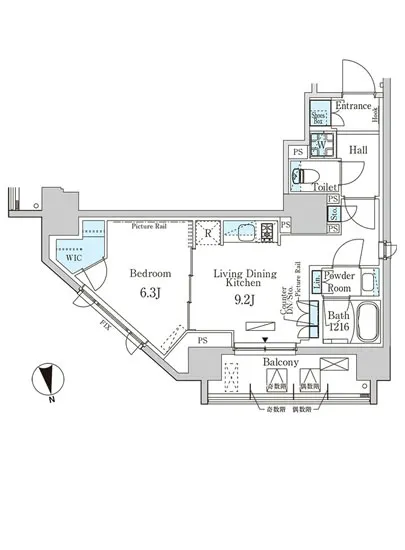 パークアクシス蔵前・春日通り 304