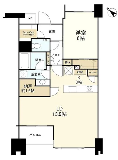 ザ・マジェスティコート目黒 7F