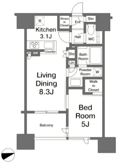 シティハウス四谷津の守坂 202