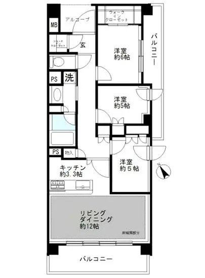 ザ・パークハウス二子玉川ガーデン 306