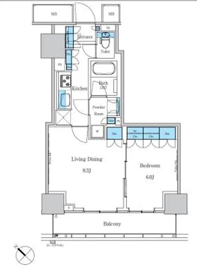 パークアクシス滝野川ラ ブリーズ 303