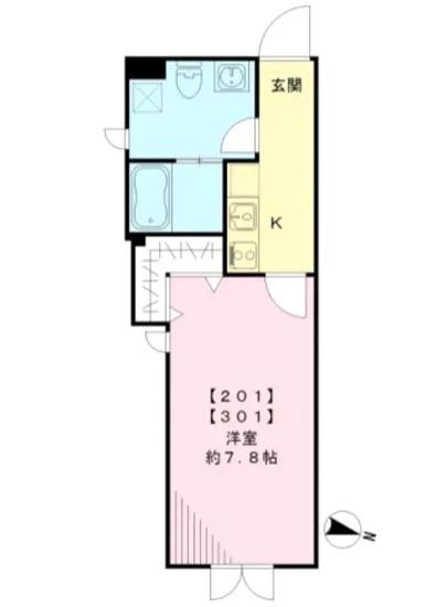 ラピスコート四谷 201