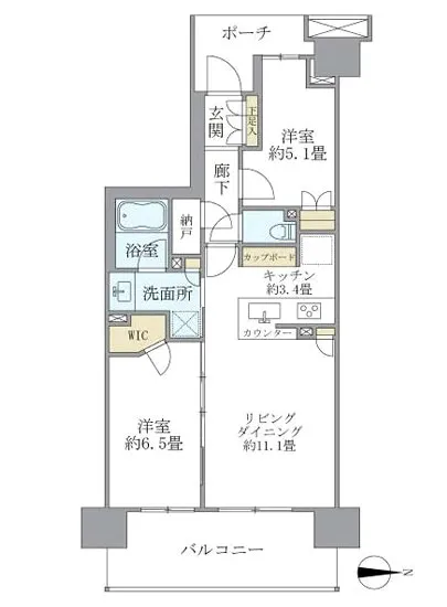 ブリリア辰巳キャナルテラス 415