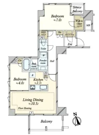 リビオ神楽坂 1F