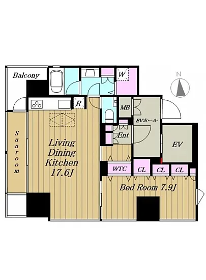 グランルーブル麻布十番 6F