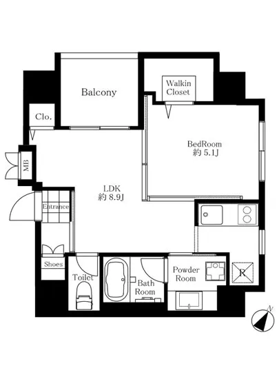 プリンセスライン月島 601