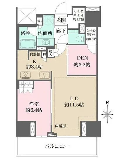 ザ・パークハウス三田タワー 804