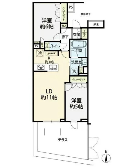 オープンレジデンシア三軒茶屋 B1F