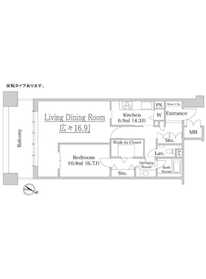 Daiwaリバーゲートレジデンス N-803