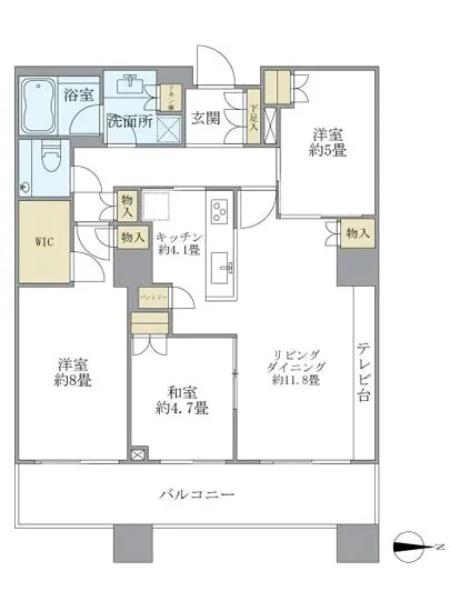 ブリリアタワー東京 2814