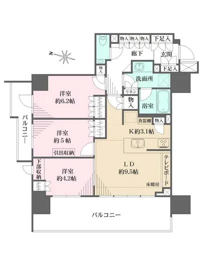 ザ・パークハウス文京江戸川橋 601