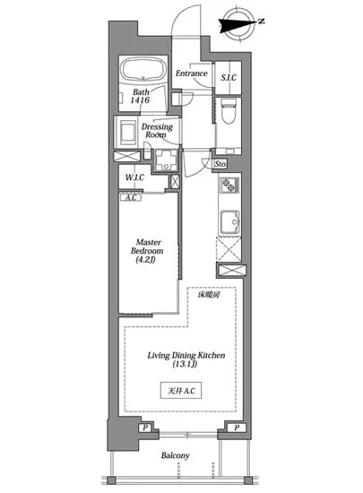 パークナード恵比寿 2F