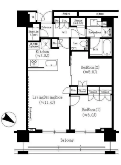 ブリリアザタワー東京八重洲アベニュー 603