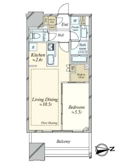 シティタワー銀座東 18F