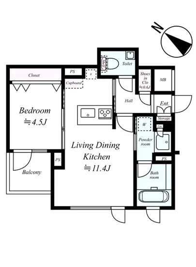 デュオヴェール渋谷初台 102